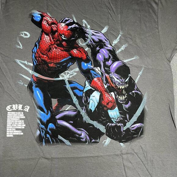 Marvel CV Los Angeles Spider-Man Vs Venom Mens Large Venom T-Shirt Marvel Brand - Picture 2 of 5